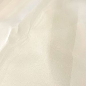 Ivory Silk Organza