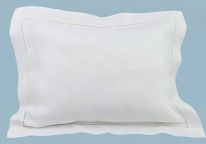 SALE! 12x16" Linen Pillow Sham with Flange<br> Made in Europe