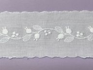 White Lily of the Valley Swiss Insertion-$6.80