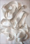 #39 Ivory/Off White Silk Satin Ribbon - various widths