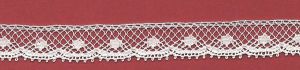 3/8" French lace edging, ecru, $1.98 a yard