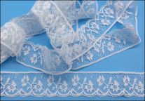 1" White French Lace Eding