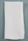 Man's 17" Hemstitched Linen Handkerchief