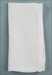 Man's 17" Hemstitched Linen Handkerchief