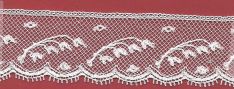 1" Maline Lace Edging, $12.70
