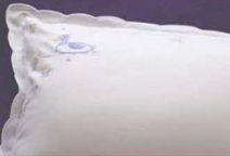 "Blue Duck with Flowers" Baby Pillow