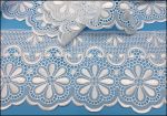 Beautiful 4" wide Heavy Lace in white, by the yard