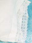 Set of Lace-trimmed Vintage Linen Pillow Cases