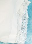 Set of Lace-trimmed Vintage Linen Pillow Cases
