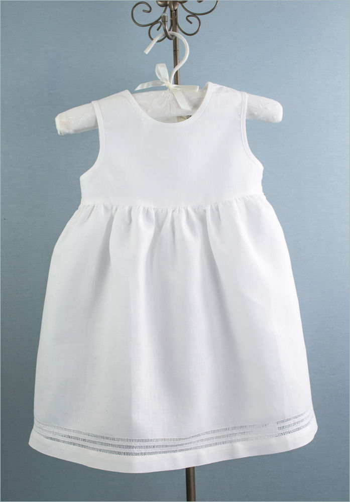 linen baby dress