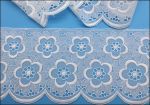 4.5 inch wide Heavy Embroidered Lace, $8.25 a yard