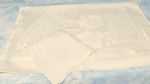 Vintage Damask Tablecloth w/ Napkins
