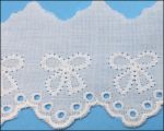 End of Bolt Sale - Two and 5_8 Yards of Swiss Embroidery Edging