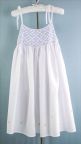 SALE! Girl's Smocked Sundress with Hand Embroidered Bullion Roses