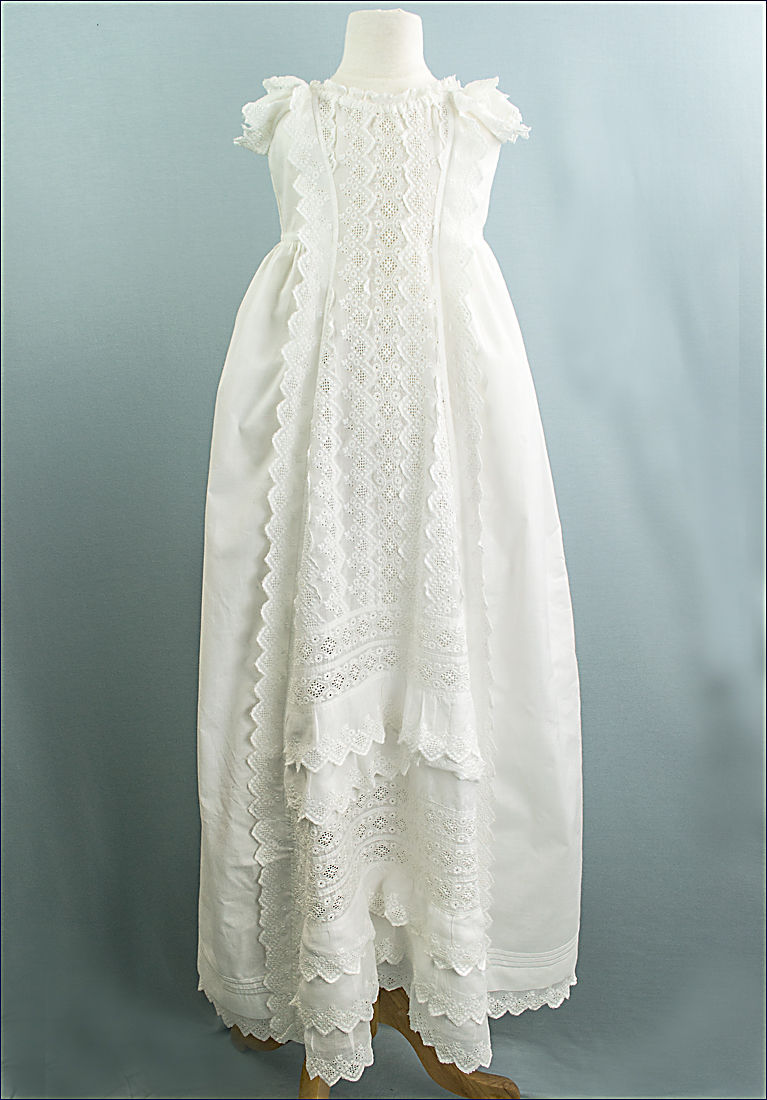 antique christening dress