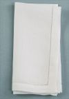 Man's Linen Hemstitched 17" Handkerchief