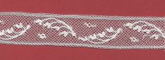 5/8" Maline Insertion Lace, $8.60 a yard