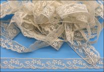 5/8" Ecru French Lace Edging, $4.80 a yard