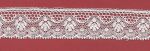 5/8 inch white or ivory lace edging, $5.10 a yard