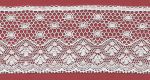 1.25" Lace Edging, White or Ivory, $10.90