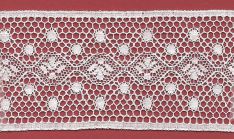 1.5" Ivory Insertion Lace, $9.00 a yard