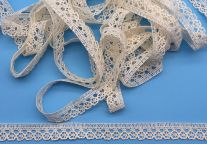 Pale Ecru Vintage Lace Trim, by the yard