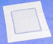 6" x 6" Gulucci Hemstitch Cocktail Napkin