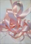 #3 Pink Silk Satin Ribbon - various widths