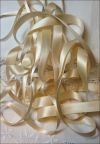 Currently Out of Stock -- #40 Ecru Silk Satin Ribbon