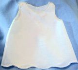 Vintage Baby Slip with Multi-Colored Embroidery