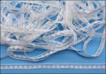 1/4" White French Lace Edging