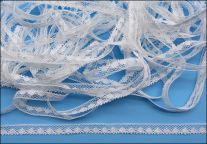 1/4" White French Lace Edging