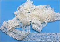 Beautiful 1.5 Inch wideVintage Lace Galloon Beading