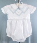 Sale! Blue Linen & White Batiste Easter/Christening/Dedication Suit