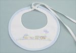 Baby Bib with Train Design