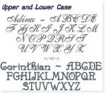 Lettering Choices, Group 1