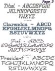 Lettering Choices, Group 3