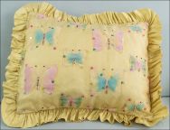 SALE! "Silk Butterflies" Dupioni Pillow